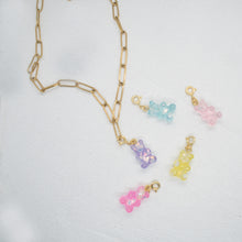 Load image into Gallery viewer, JELLY BABY LIGHT BLUE NECKLACE
