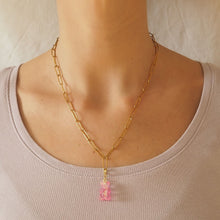 Load image into Gallery viewer, JELLY BABY PINK NECKLACE
