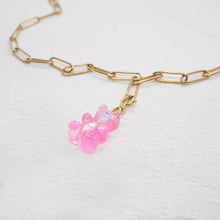 Load image into Gallery viewer, JELLY BABY LIGHT BLUE NECKLACE
