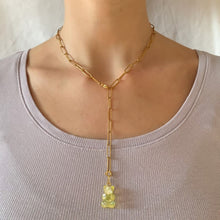 Load image into Gallery viewer, JELLY BABY YELLOW NECKLACE
