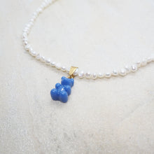 Load image into Gallery viewer, NOSTALGIC BEAR NECKLACE BLUE
