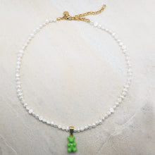 Load image into Gallery viewer, NOSTALGIC BEAR NECKLACE LIGHT GREEN
